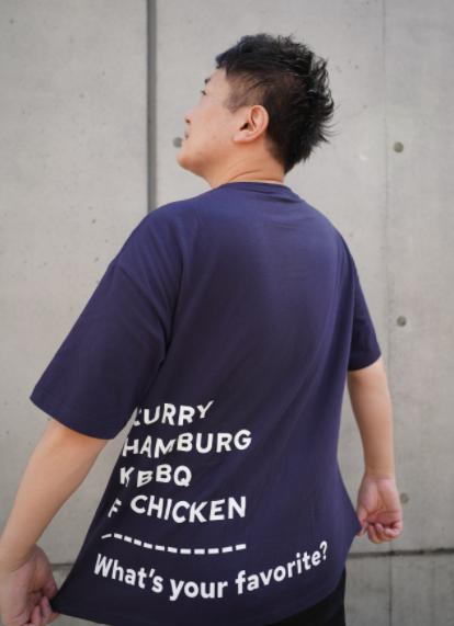 GOURMET T-SHIRTS (NAVY)