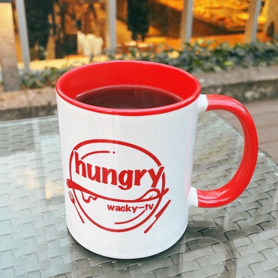 "hungry" MUG【Red】